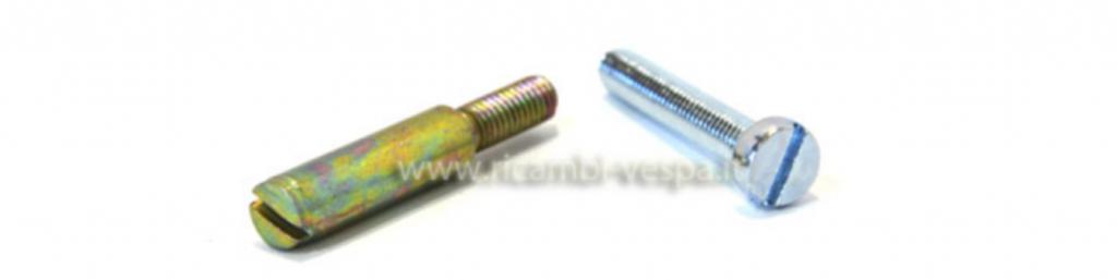 Coppia viti per fissaggio scatola filtro aria per Vespa 125 VNB-TS/​150 VBA-Super/​Rally/​PX80-200/​PE/​Lusso/​Cosa (1) 